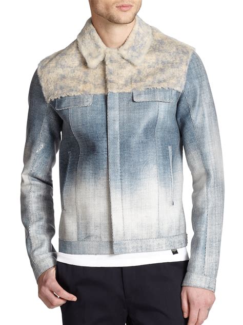 fendi jacket blue denim